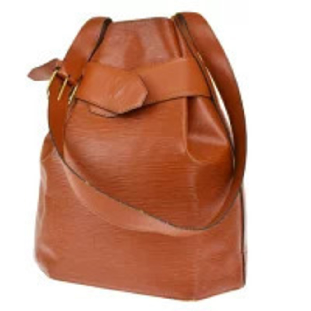 Louis Vuitton Sac Depaule Shoulder Bag Epi Leather Kenya Brown